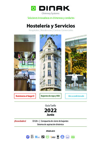 DINAK TARIFA HOSTELERÍA Y SERVICIOS 2022