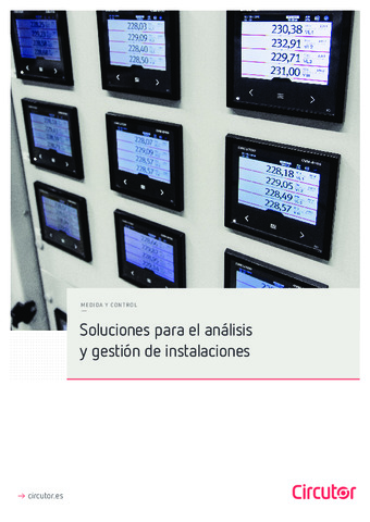 Soluciones para el análisis y gestión de instalaciones