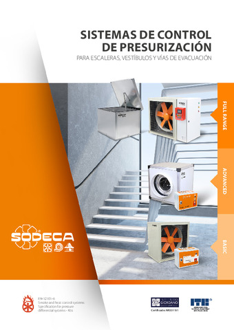 SODECA SISTEMAS DE CONTROL DE PRESURIZACIÓN