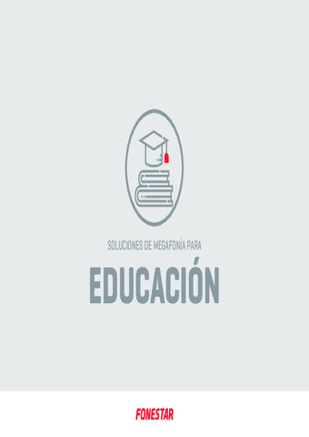 Soluciones de megafonía para educación 2022