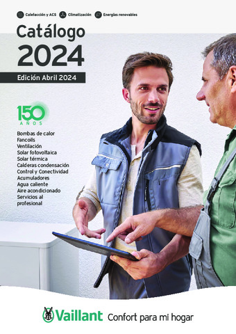 VAILLANT CATALOGO 2024