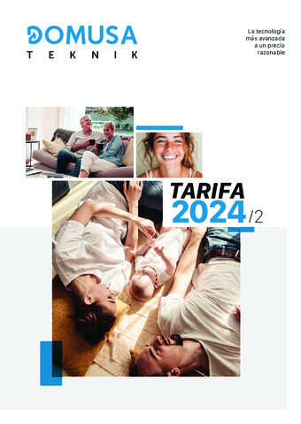 DOMUSA TARIFA 2024/2