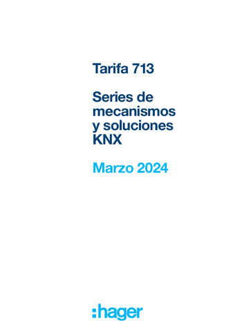 HAGER: NUEVA TARIFA T713_2024