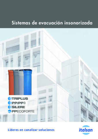 Sistemas de evacuación insonorizada