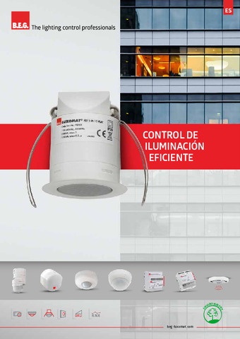 CONTROL DE  ILUMINACIÓN  EFICIENTE