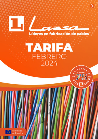 LAZSA: TARIFA ACTUALIZADA 2024