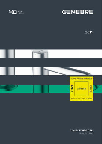 GENEBRE COLECTIVIDADES PRECIOS SETIEMPBRE 2021
