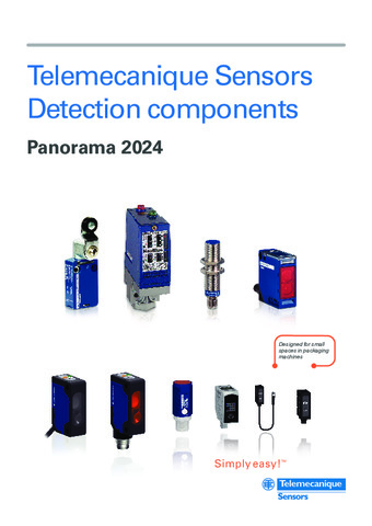 CATÁLOGO TELEMECANIQUE - DETECTION COMPONENTS - 2024