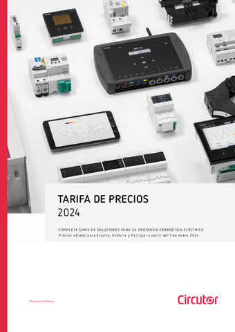 CIRCUTOR: ACTUALIZACIÓN TARIFA MEDIDA, PROTECCIÓN, METERING, REACTIVA Y SOFTWARE