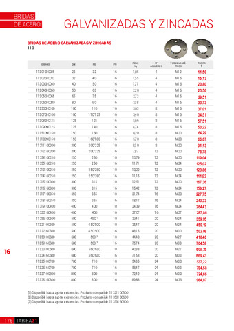 TARIFA21 - A4 Bridas Acero 176_177