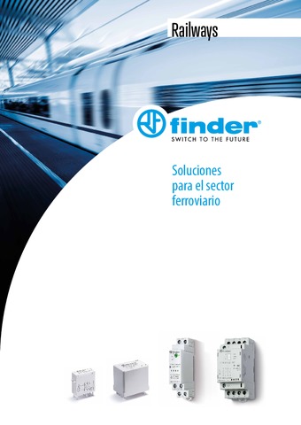 FINDER - Catálogo Gama Producto Railways