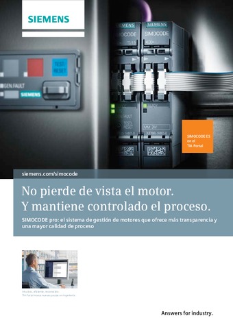 SIEMENS - Simocode PRO Gestión de motores