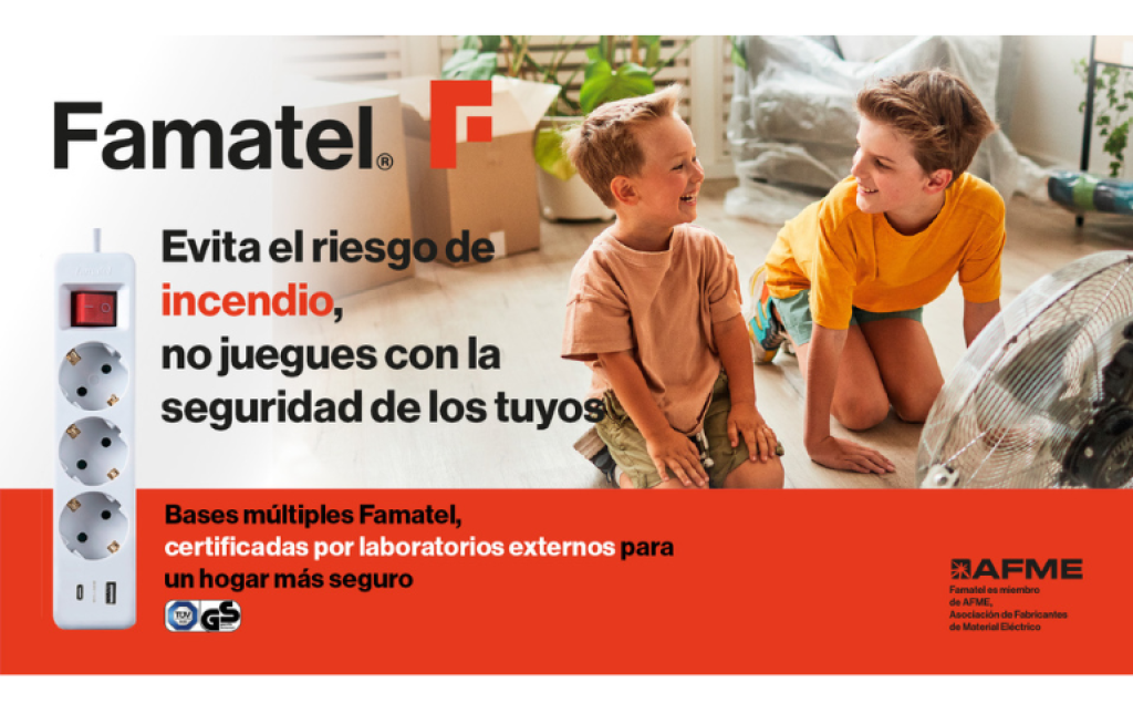 Famatel presenta su Manual de prevención de incendios eléctricos en el hogar