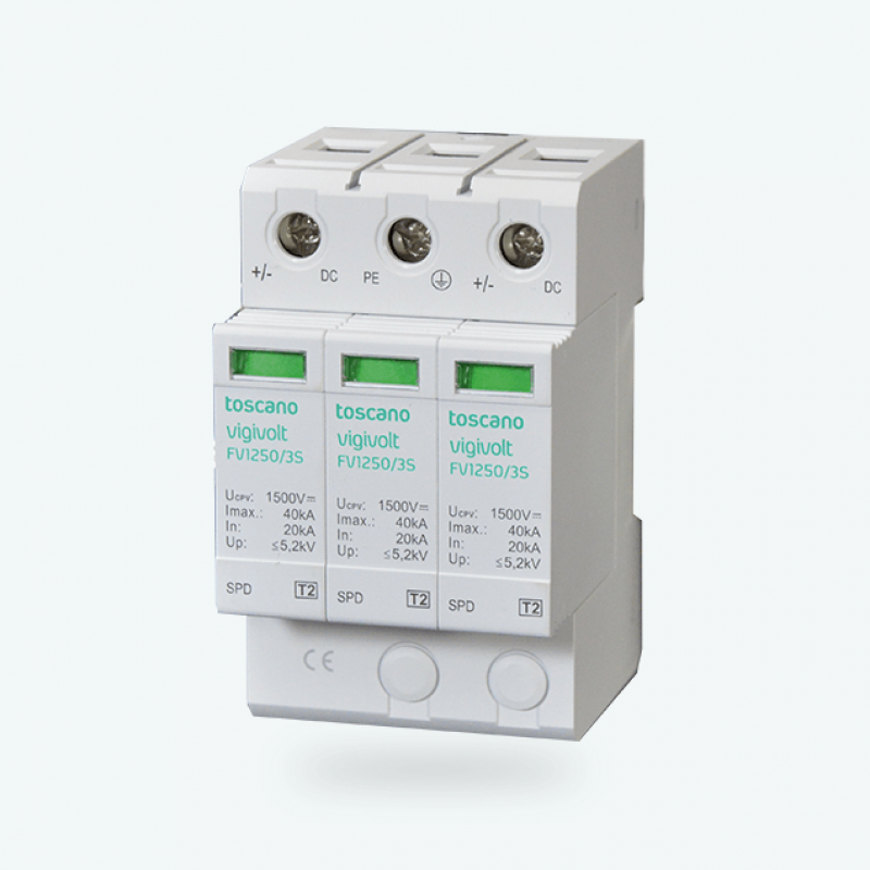 PROT.SOBRETENSIONES TRANSITORIAS FV2-1250/3S 1250VDC 40KA T1+2