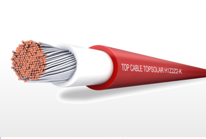 Cable TOPSOLAR L.H. PV H1Z2Z2-K 1500V 1x4 Rojo R100